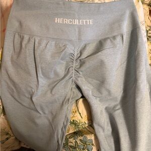 Herculette Light Blue Seamless Leggings